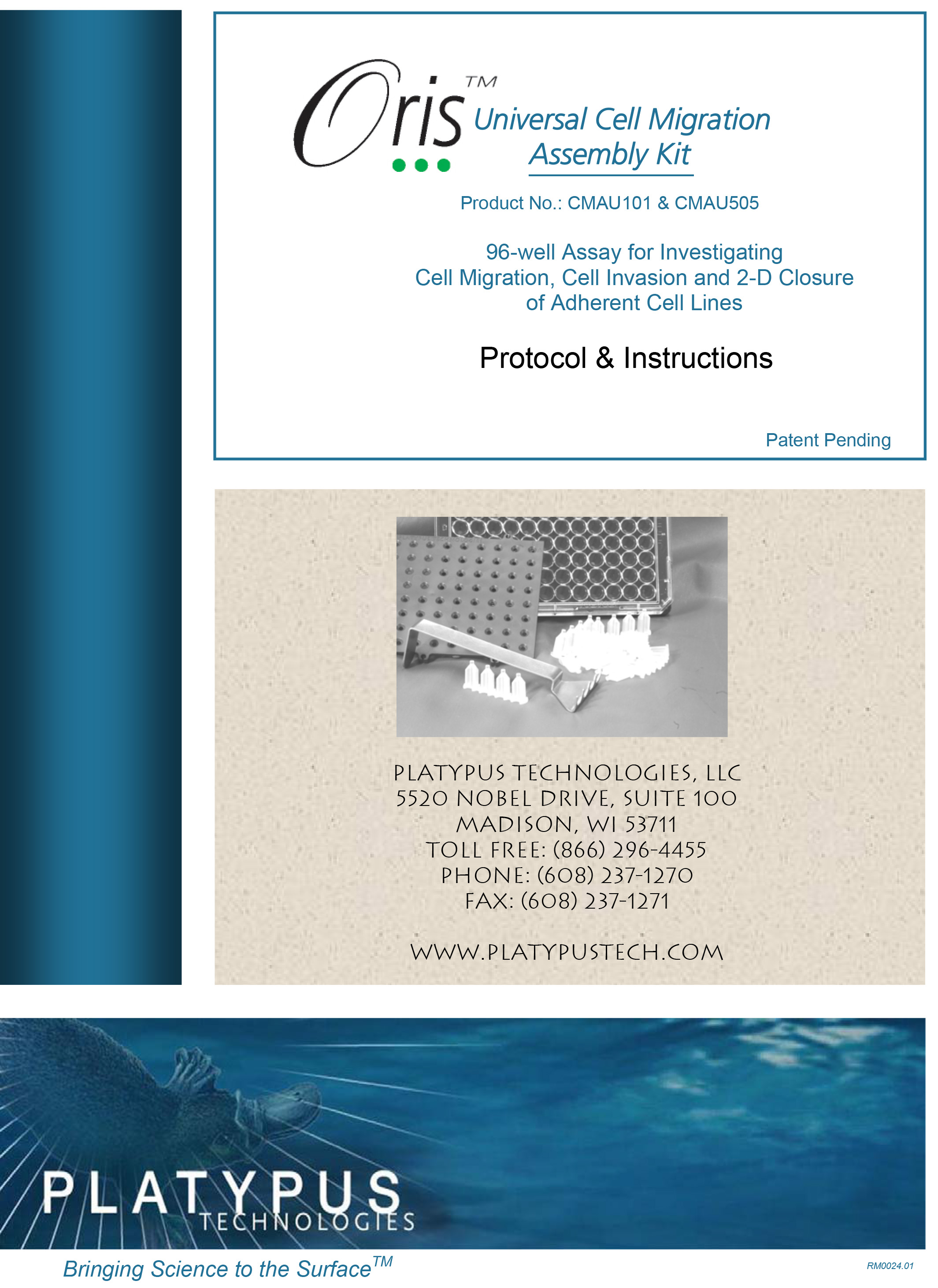 Platypus Oris Cell Migration Protocol